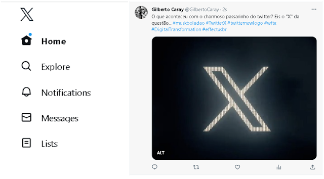 Twitter, e o X da questão